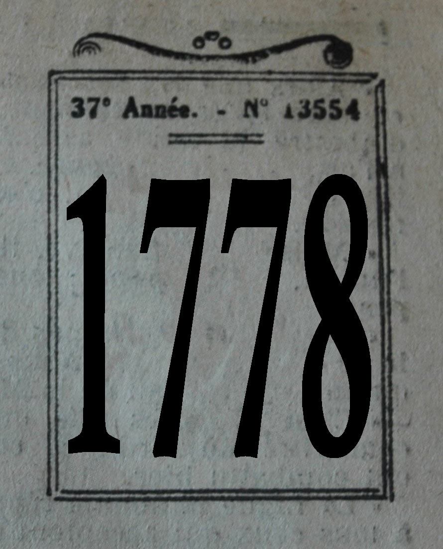 le quotidien dans la presse en 1778 le quotidien dans la presse en 1778