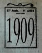 le quotidien dans la presse en 1909
