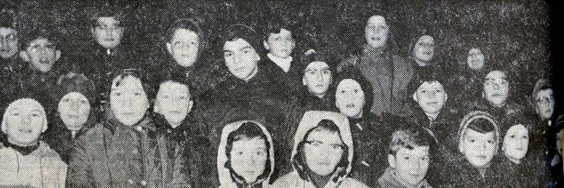 Classe de neige 1970 Aux Gets 