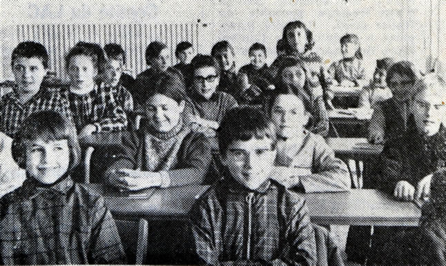 Classe de neige de Gourette en 1967