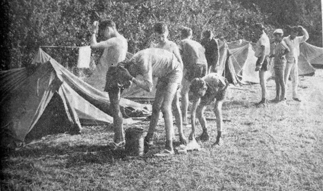 Camp de vacances à Noirmoutier en 1961