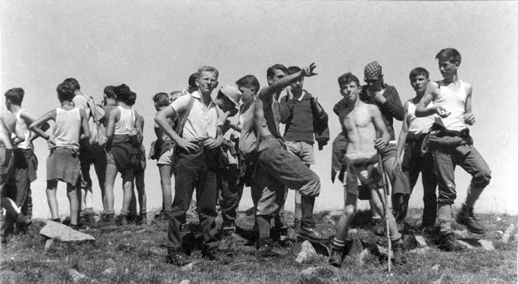 Camp de Samoëns 1962 - Sur la Tête des Saix