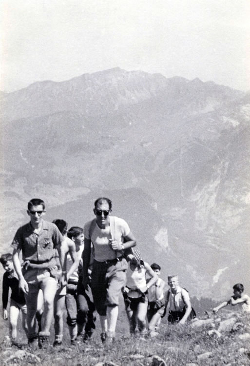 Camp de Samoëns 1962 - Sur la Tête des Saix