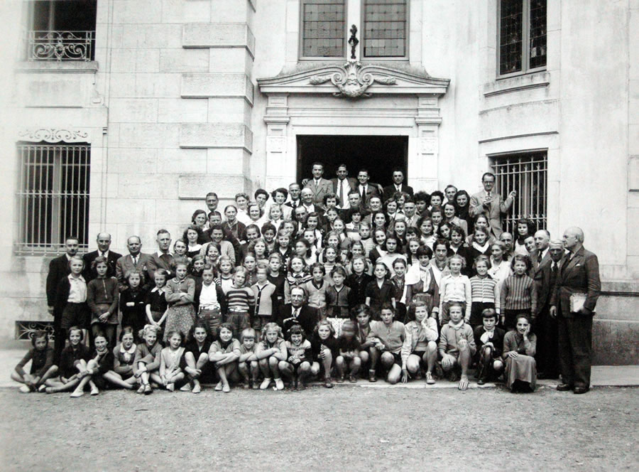 La colonie de vacances de Vereux en 1954