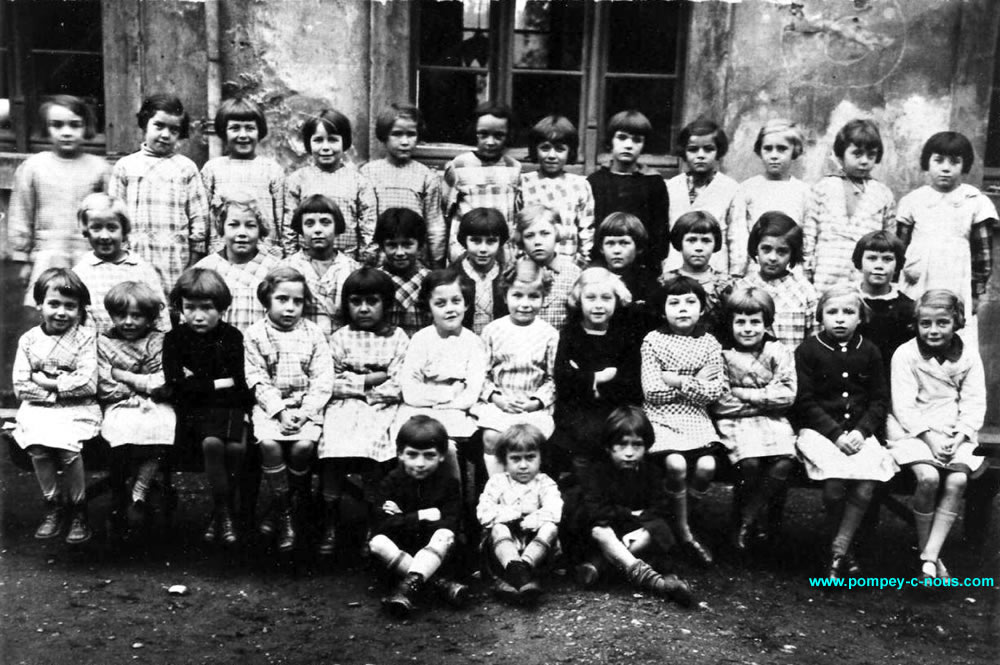 École du centre de Pompey en 1929