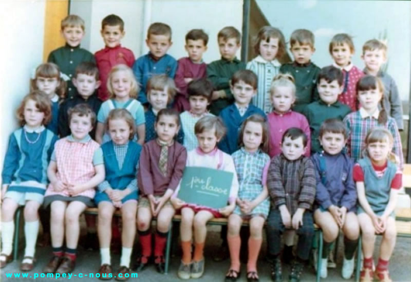 Classe de CP, ecole Jeuyeté en 1970 (Photographie n° 203)