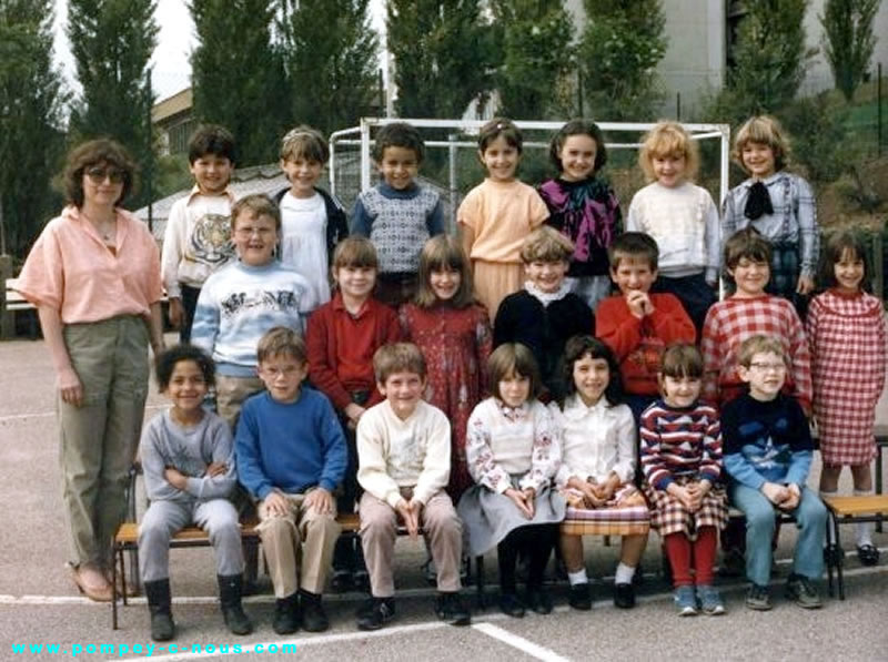 Ecole des Vannes (Jean Moulin), classe de CP en 1986 (Photographie n° 346)