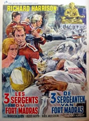 Les 3 sergents de fort Madras (1964)