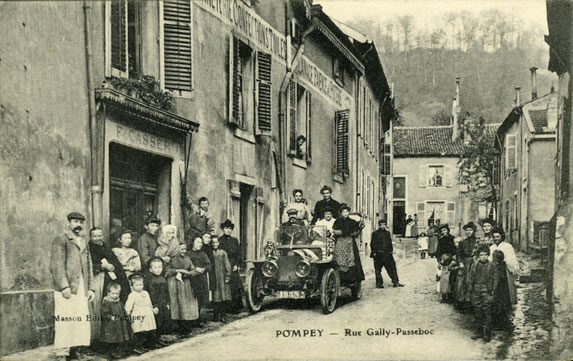 la rue Gally-Passebosc à Pompey