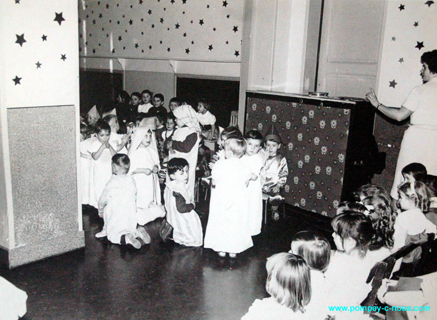 Jardin d'enfants de Pompey, Noël 1958