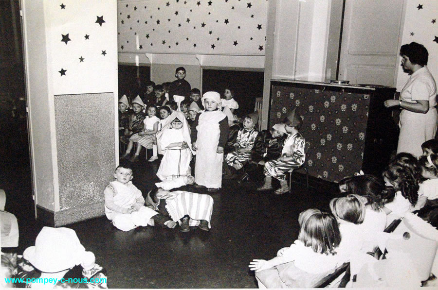 Jardin d'enfants de Pompey, Noël 1958