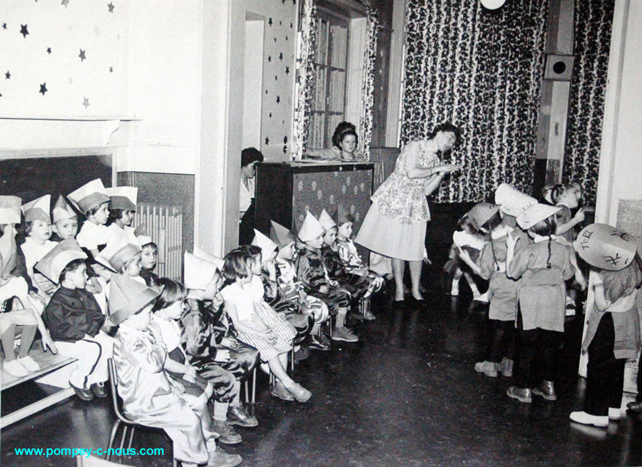 Jardin d'enfants de Pompey, Noël 1958