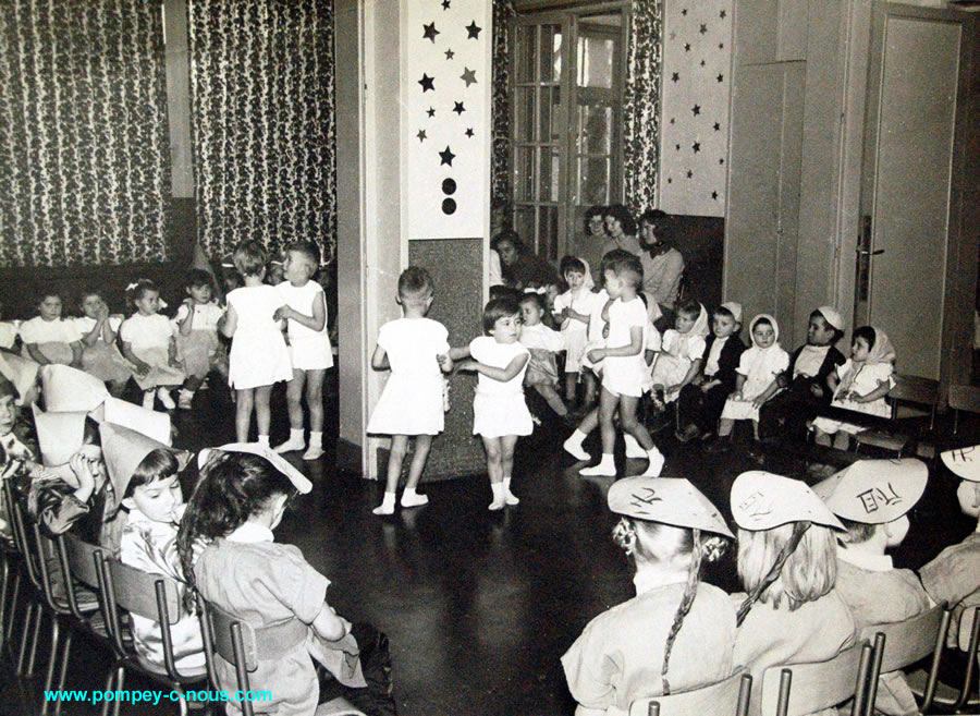 Jardin d'enfants de Pompey, Noël 1958