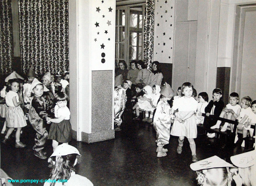 Jardin d'enfants de Pompey, Noël 1958
