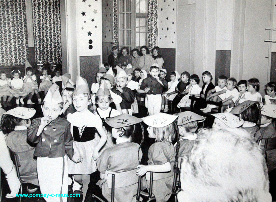 Jardin d'enfants de Pompey, Noël 1958