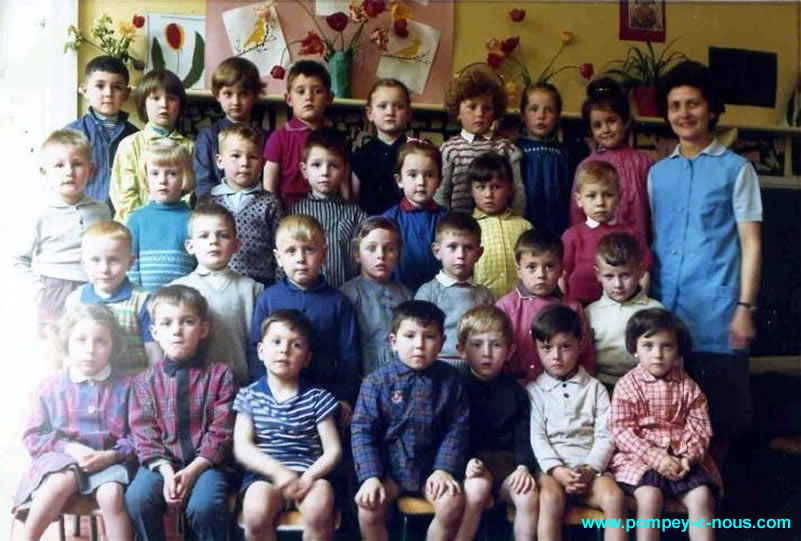 jardin d'enfants en 1964