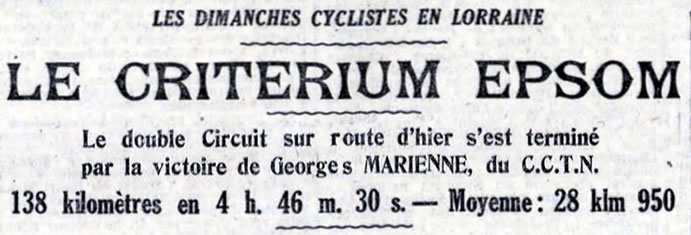 Critérium Epsom