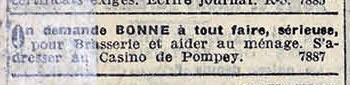 recherche bonne à Pompey