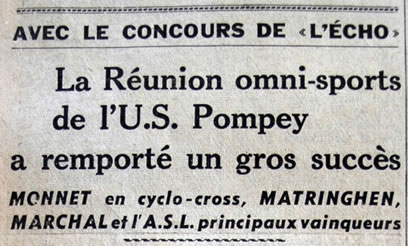 La réunion omni-sports de l'U.S. Pompey