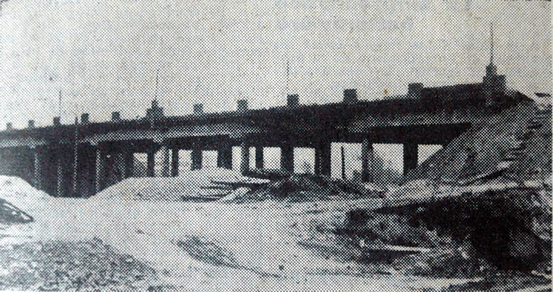 Le nouveau pont de Fouard-Pompey