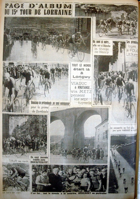 Page d'album du 15e tour de Lorraine