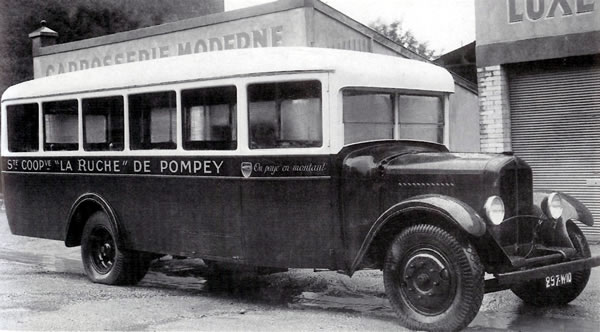 Autobus La Ruche de la ligne Pompey-Nancy