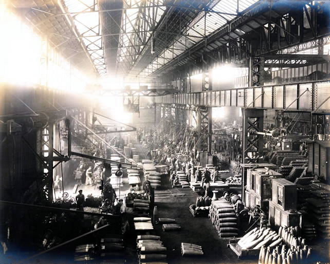 Atelier de Tournage Obus de 240.