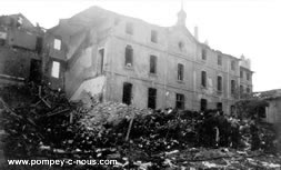 ruines de l'Hôtel de Ville de Frouard