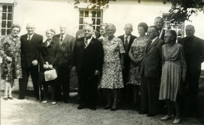 Les couples de Pompey fêtant leurs noces d'Or en 1976