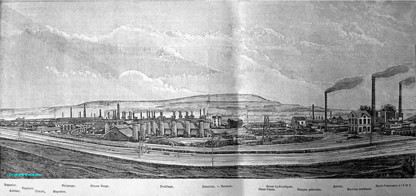 Vue générale de l'usine