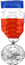 Médaille officiel d'honneur de travail pour un service continu dans le même établissement. La durée de présence n'est pas précisée dans la source